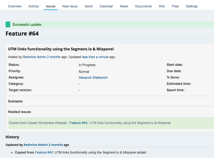 Redmine Flat Thema